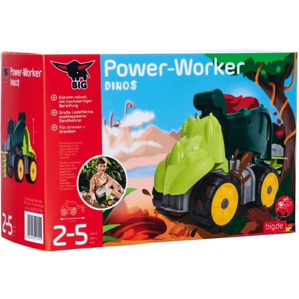 BIG Power-Worker Mini Dino Triceratops, Spielfahrzeug 2 BIG Power-Worker Mini Dino Triceratops, Spielfahrzeug – Bild 2