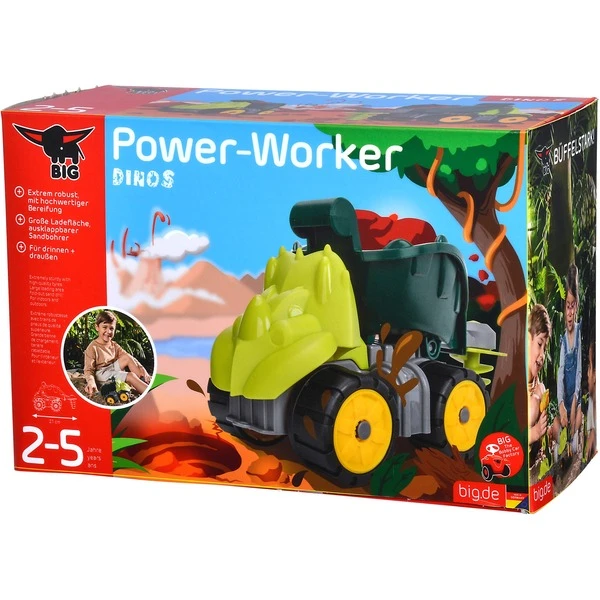 BIG Power-Worker Mini Dino Triceratops, Spielfahrzeug 4 BIG Power-Worker Mini Dino Triceratops, Spielfahrzeug – Bild 4