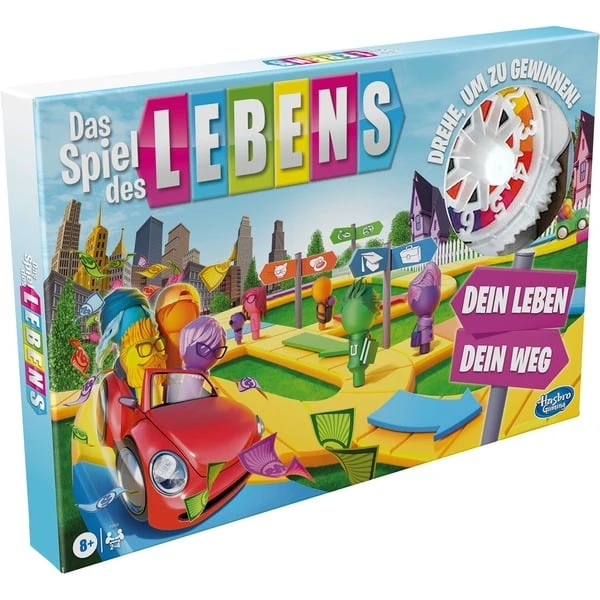 Hasbro Das Spiel Des Lebens, Brettspiel 1 Hasbro Das Spiel Des Lebens, Brettspiel