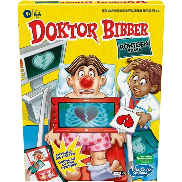Hasbro Doktor Bibber Röntgen Spaß, Brettspiel 2 Hasbro Doktor Bibber Röntgen Spaß, Brettspiel – Bild 2