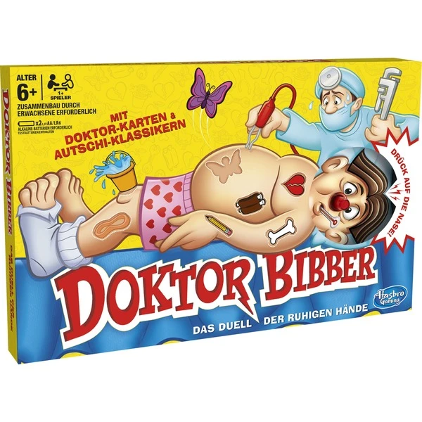 Hasbro Dr. Bibber, Geschicklichkeitsspiel 1 Hasbro Dr. Bibber, Geschicklichkeitsspiel