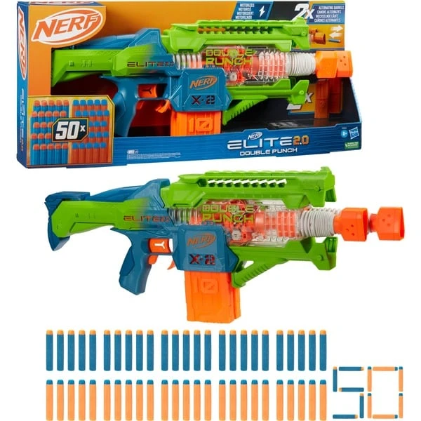 Hasbro Nerf Elite 2.0 Double Punch, Dartblaster 2 Hasbro Nerf Elite 2.0 Double Punch, Dartblaster – Bild 2