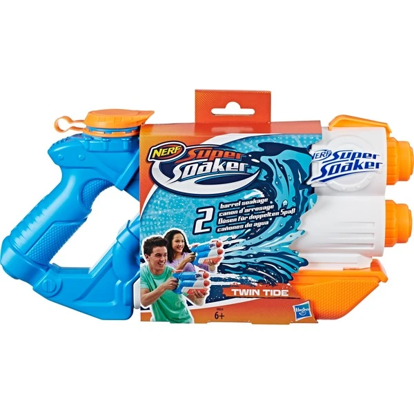 Hasbro Nerf Super Soaker Twin Tide, Wasserpistole 2 Hasbro Nerf Super Soaker Twin Tide, Wasserpistole – Bild 2