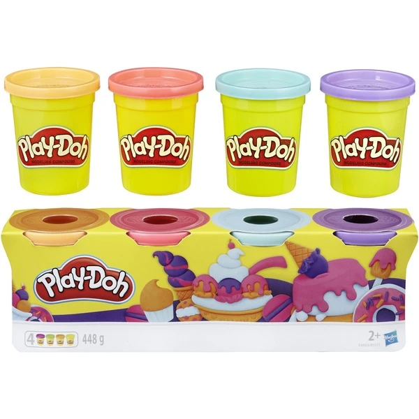 Hasbro Play-Doh 4er-Farbenpack Sweet, Kneten 1 Hasbro Play-Doh 4er-Farbenpack Sweet, Kneten