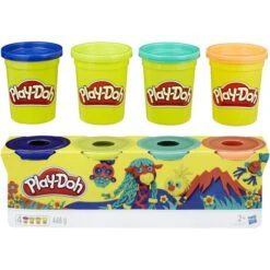 Hasbro Play-Doh 4er-Farbenpack Wild, Kneten