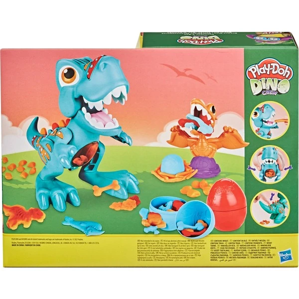 Hasbro Play-Doh Dino Crew Gefräßiger Tyrannosaurus, Kneten 4 Hasbro Play-Doh Dino Crew Gefräßiger Tyrannosaurus, Kneten – Bild 4
