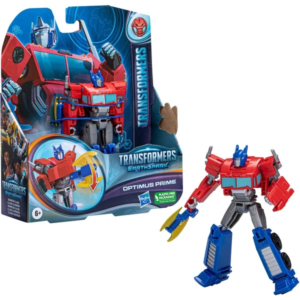 Hasbro Transformers Earthspark Warrior Optimus Prime 1 Hasbro Transformers Earthspark Warrior Optimus Prime