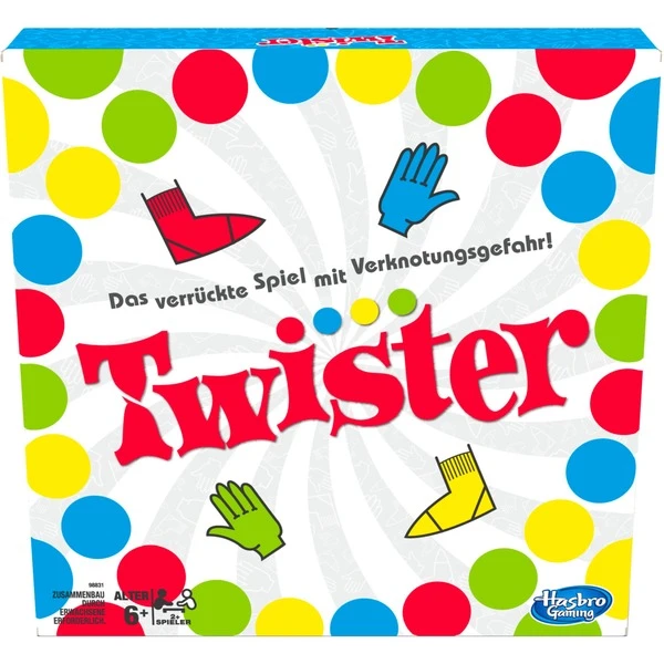 Hasbro Twister, Geschicklichkeitsspiel 4 Hasbro Twister, Geschicklichkeitsspiel – Bild 4
