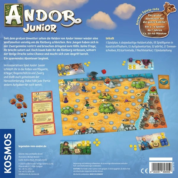 KOSMOS Andor Junior, Brettspiel 2 KOSMOS Andor Junior, Brettspiel – Bild 2