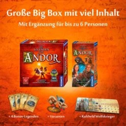 KOSMOS Die Legenden Von Andor - Big Box, Brettspiel 7 KOSMOS Die Legenden Von Andor - Big Box, Brettspiel -Online Kinderspielzeug KOSMOS Die Legenden von Andor Big Box Brettspiel@@1848355 2