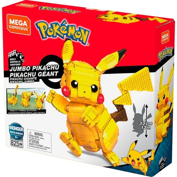 MEGA Pokémon Jumbo Pikachu, Konstruktionsspielzeug 9 MEGA Pokémon Jumbo Pikachu, Konstruktionsspielzeug – Bild 9
