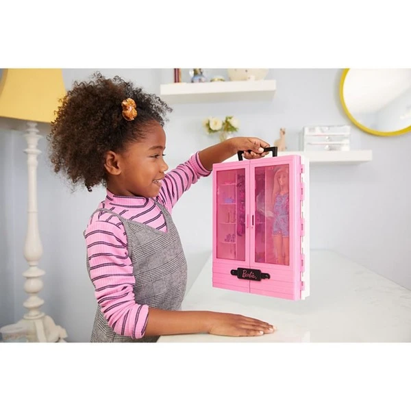 Mattel Barbie Fashionistas Kleiderschrank Mit Puppe, Puppenmöbel 3 Mattel Barbie Fashionistas Kleiderschrank Mit Puppe, Puppenmöbel – Bild 3