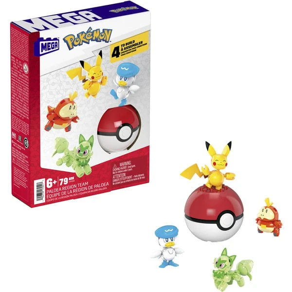 Mattel MEGA Pokémon Paldea Region Team, Konstruktionsspielzeug 1 Mattel MEGA Pokémon Paldea Region Team, Konstruktionsspielzeug
