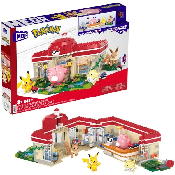 Mattel MEGA Pokémon Waldspaß Poké-Center, Konstruktionsspielzeug 1 Mattel MEGA Pokémon Waldspaß Poké-Center, Konstruktionsspielzeug
