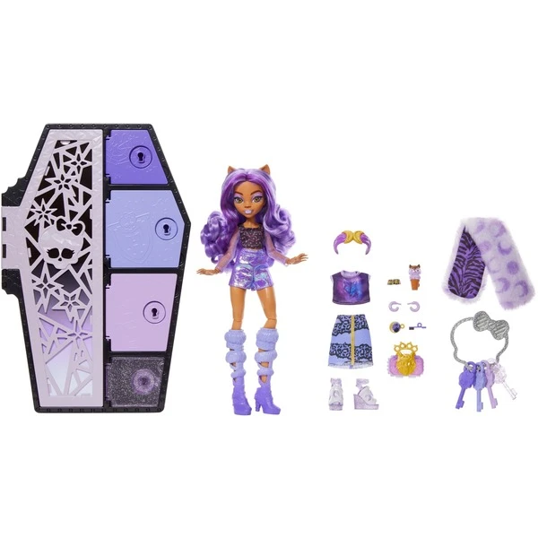 Mattel Monster High Verborgene Schätze Clawdeen, Puppe 2 Mattel Monster High Verborgene Schätze Clawdeen, Puppe – Bild 2