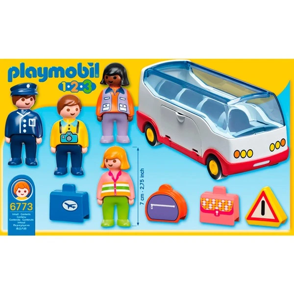 PLAYMOBIL 6773 1.2.3 Reisebus, Konstruktionsspielzeug 2 PLAYMOBIL 6773 1.2.3 Reisebus, Konstruktionsspielzeug – Bild 2