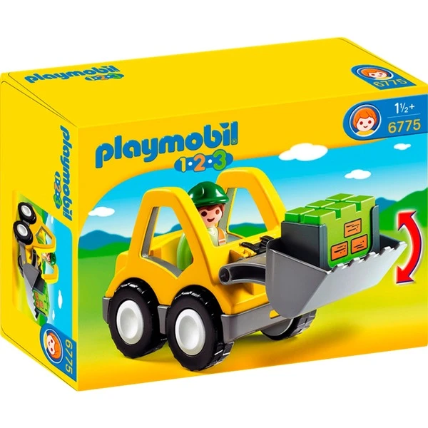 PLAYMOBIL 6775 1.2.3 Radlader, Konstruktionsspielzeug 1 PLAYMOBIL 6775 1.2.3 Radlader, Konstruktionsspielzeug