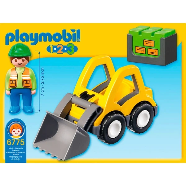 PLAYMOBIL 6775 1.2.3 Radlader, Konstruktionsspielzeug 2 PLAYMOBIL 6775 1.2.3 Radlader, Konstruktionsspielzeug – Bild 2