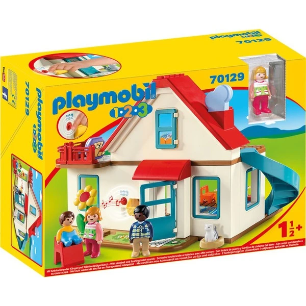 PLAYMOBIL 70129 1.2.3 Einfamilienhaus, Konstruktionsspielzeug 1 PLAYMOBIL 70129 1.2.3 Einfamilienhaus, Konstruktionsspielzeug