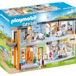 PLAYMOBIL 70190 City Life Großes Krankenhaus Mit Einrichtung, Konstruktionsspielzeug