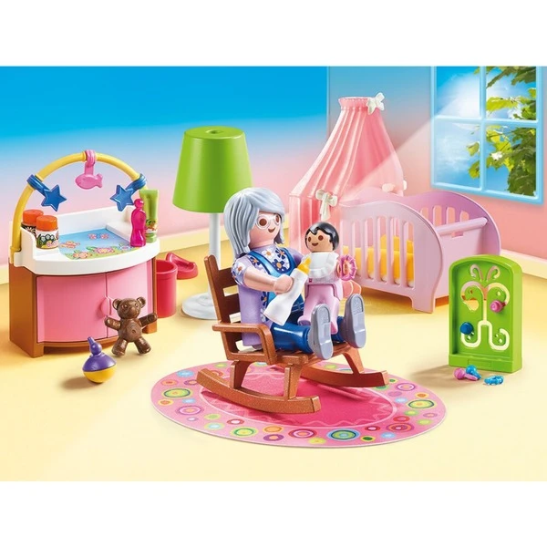 PLAYMOBIL 70210 Dollhouse Babyzimmer, Konstruktionsspielzeug 3 PLAYMOBIL 70210 Dollhouse Babyzimmer, Konstruktionsspielzeug – Bild 3