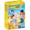 PLAYMOBIL 70404 1.2.3 Reiterin Mit Pferd, Konstruktionsspielzeug