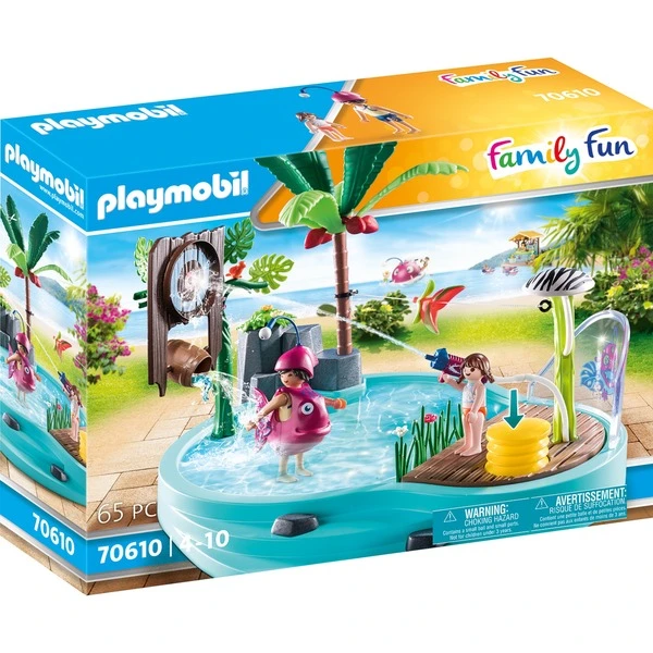 PLAYMOBIL 70610 Family Fun Spaßbecken Mit Wasserspritze, Konstruktionsspielzeug 1 PLAYMOBIL 70610 Family Fun Spaßbecken Mit Wasserspritze, Konstruktionsspielzeug