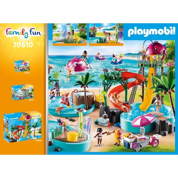 PLAYMOBIL 70610 Family Fun Spaßbecken Mit Wasserspritze, Konstruktionsspielzeug 2 PLAYMOBIL 70610 Family Fun Spaßbecken Mit Wasserspritze, Konstruktionsspielzeug – Bild 2