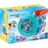 PLAYMOBIL 70636 1.2.3 AQUA Wasserwirbelrad Mit Babyhai, Konstruktionsspielzeug
