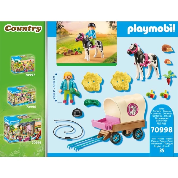 PLAYMOBIL 70998 Country Ponykutsche, Konstruktionsspielzeug 4 PLAYMOBIL 70998 Country Ponykutsche, Konstruktionsspielzeug – Bild 4