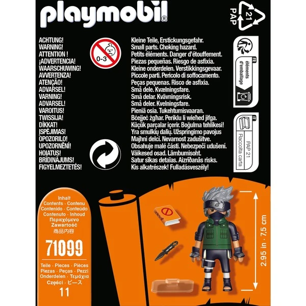 PLAYMOBIL 71099 Naruto Shippuden - Kakashi, Konstruktionsspielzeug 4 PLAYMOBIL 71099 Naruto Shippuden - Kakashi, Konstruktionsspielzeug – Bild 4