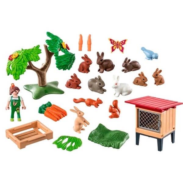 PLAYMOBIL 71252 Kaninchenstall, Konstruktionsspielzeug 2 PLAYMOBIL 71252 Kaninchenstall, Konstruktionsspielzeug – Bild 2