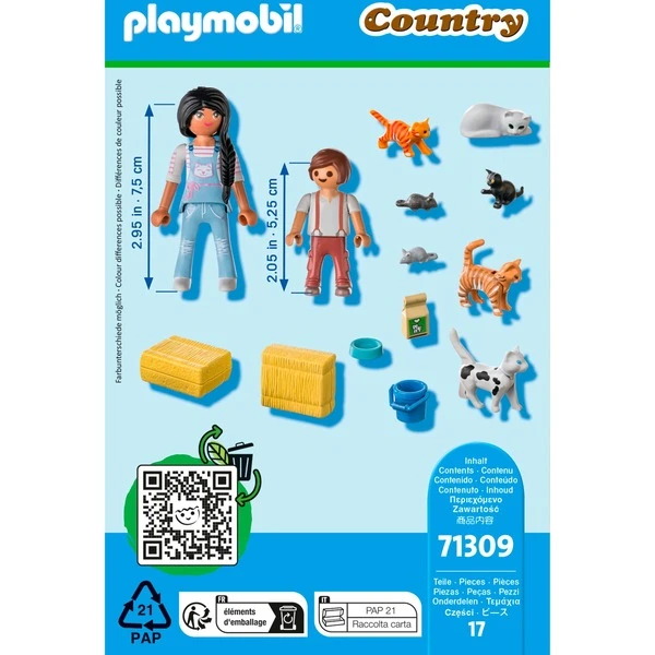 PLAYMOBIL 71309 Country Katzenfamilie, Konstruktionsspielzeug 4 PLAYMOBIL 71309 Country Katzenfamilie, Konstruktionsspielzeug – Bild 4