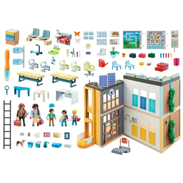 PLAYMOBIL 71327 City Life Große Schule, Konstruktionsspielzeug 2 PLAYMOBIL 71327 City Life Große Schule, Konstruktionsspielzeug – Bild 2