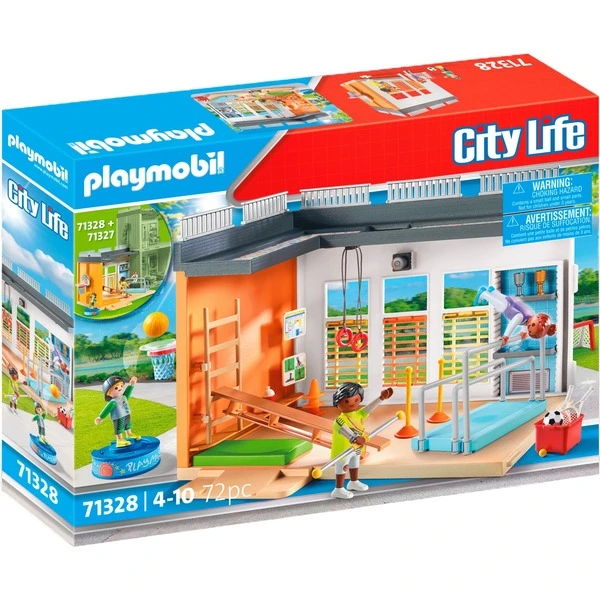 PLAYMOBIL 71328 City Life Anbau Turnhalle, Konstruktionsspielzeug 1 PLAYMOBIL 71328 City Life Anbau Turnhalle, Konstruktionsspielzeug