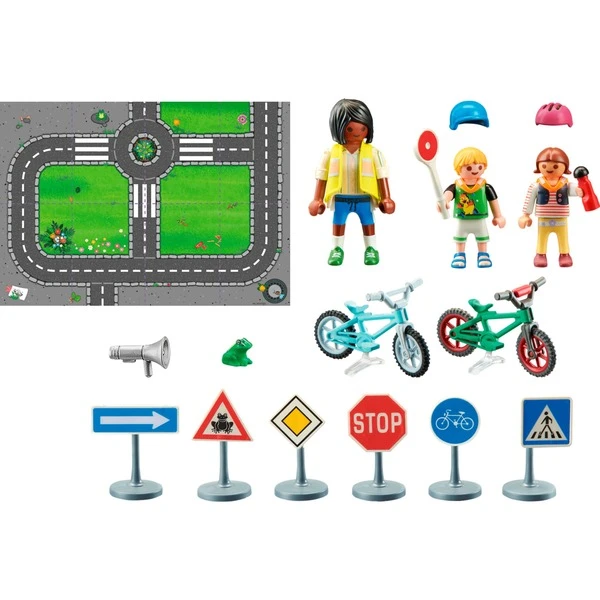 PLAYMOBIL 71332 City Life Fahrradparcours, Konstruktionsspielzeug 2 PLAYMOBIL 71332 City Life Fahrradparcours, Konstruktionsspielzeug – Bild 2