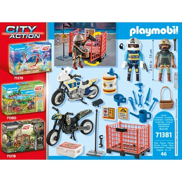 PLAYMOBIL 71381 City Action Starter Pack Polizei, Konstruktionsspielzeug 7 PLAYMOBIL 71381 City Action Starter Pack Polizei, Konstruktionsspielzeug – Bild 7