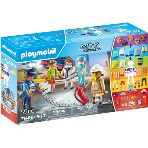 PLAYMOBIL 71400 My Figures: Rescue, Konstruktionsspielzeug 1 PLAYMOBIL 71400 My Figures: Rescue, Konstruktionsspielzeug