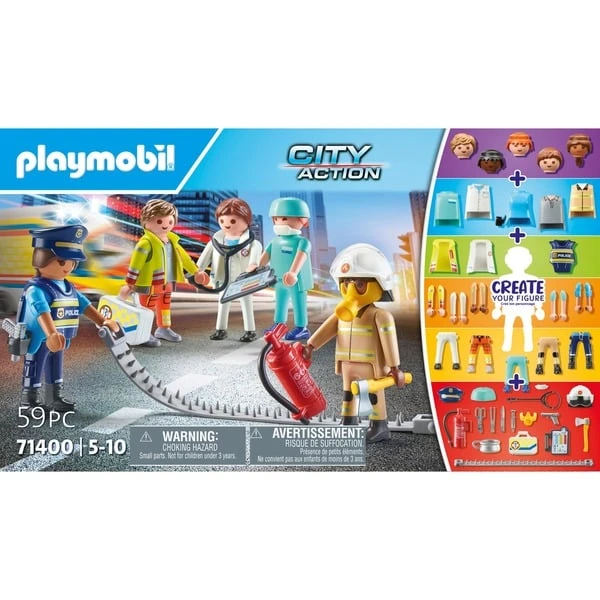 PLAYMOBIL 71400 My Figures: Rescue, Konstruktionsspielzeug 5 PLAYMOBIL 71400 My Figures: Rescue, Konstruktionsspielzeug – Bild 5
