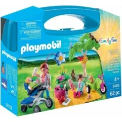 PLAYMOBIL 9103 Family Fun Familienpicknick Zum Mitnehmen, Konstruktionsspielzeug