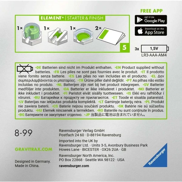 Ravensburger GraviTrax Power Element Start & Finish, Bahn 5 Ravensburger GraviTrax Power Element Start & Finish, Bahn – Bild 5