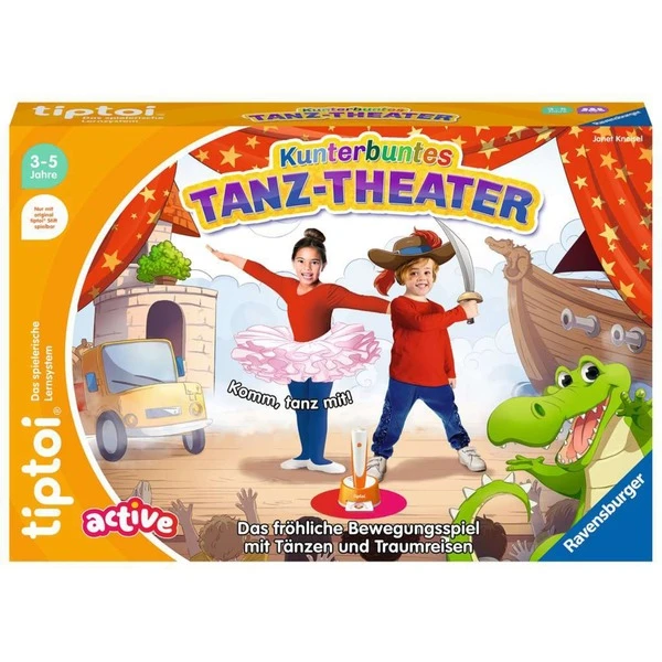 Ravensburger Tiptoi ACTIVE Kunterbuntes Tanz-Theater, Brettspiel 1 Ravensburger Tiptoi ACTIVE Kunterbuntes Tanz-Theater, Brettspiel