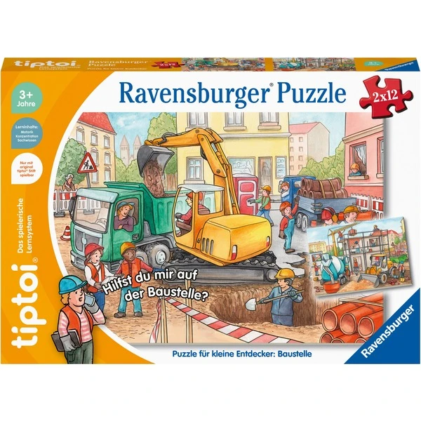 Ravensburger Tiptoi Puzzle Für Kleine Entdecker: Baustelle 2 Ravensburger Tiptoi Puzzle Für Kleine Entdecker: Baustelle – Bild 2