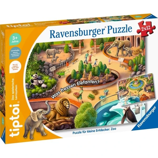 Ravensburger Tiptoi Puzzle Für Kleine Entdecker: Zoo 1 Ravensburger Tiptoi Puzzle Für Kleine Entdecker: Zoo