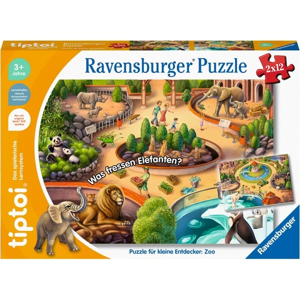 Ravensburger Tiptoi Puzzle Für Kleine Entdecker: Zoo 2 Ravensburger Tiptoi Puzzle Für Kleine Entdecker: Zoo – Bild 2