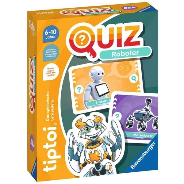 Ravensburger Tiptoi Quiz Roboter, Quizspiel 1 Ravensburger Tiptoi Quiz Roboter, Quizspiel