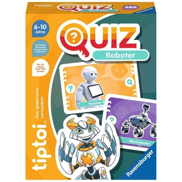 Ravensburger Tiptoi Quiz Roboter, Quizspiel 2 Ravensburger Tiptoi Quiz Roboter, Quizspiel – Bild 2