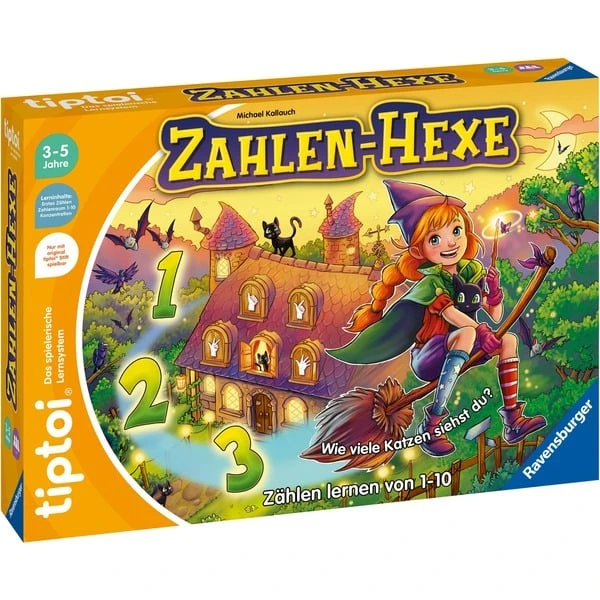 Ravensburger Tiptoi Zahlen-Hexe, Brettspiel 1 Ravensburger Tiptoi Zahlen-Hexe, Brettspiel