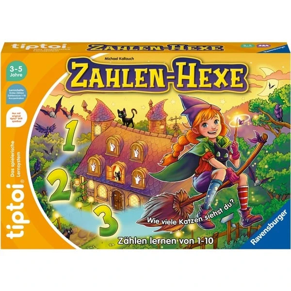 Ravensburger Tiptoi Zahlen-Hexe, Brettspiel 2 Ravensburger Tiptoi Zahlen-Hexe, Brettspiel – Bild 2