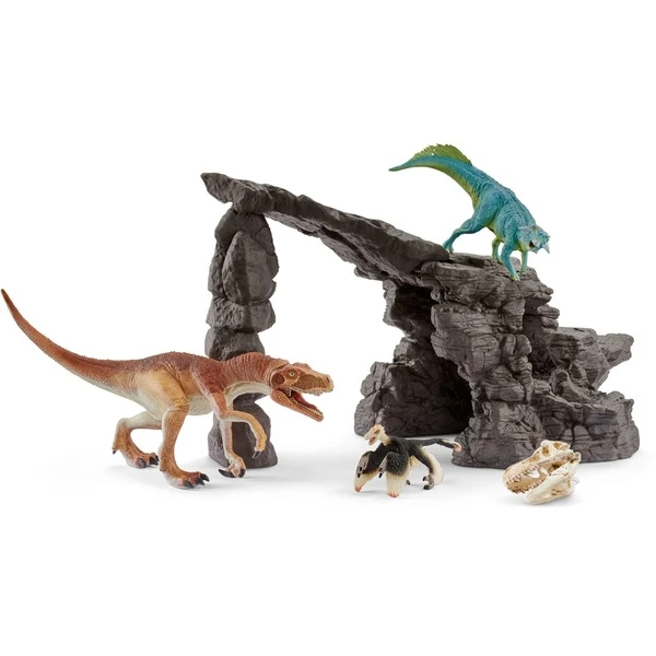 Schleich Dinoset Mit Höhle, Spielfigur 2 Schleich Dinoset Mit Höhle, Spielfigur – Bild 2